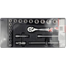 YATO Trusa chei tubulare si antrenor 3/8" pen..